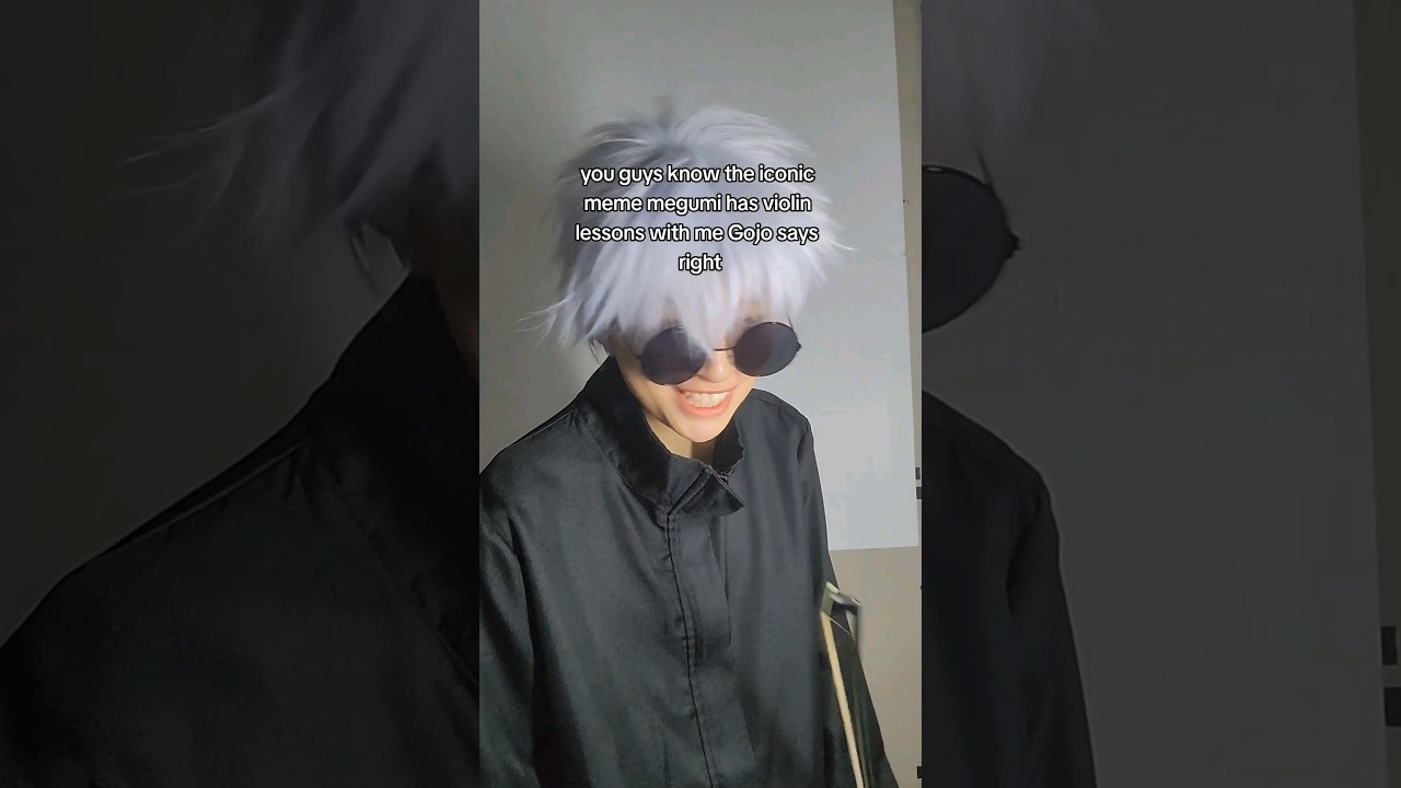 Gojo with the Violin #gojo #jjk #jujutsukaisen #anime #satorugojo