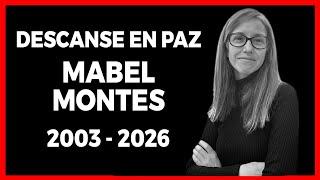 LUTO DESCANSE EN PAZ MABEL MONTES TRAS GRAVE DOLENCIA Y ENFERMEDAD PERIODISTA