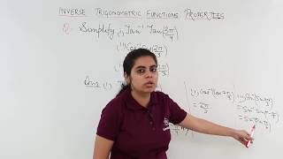 Detailed Class 12th – Numerical 1 on Properties of Inverse | Trigonometric Function | Tutorials Point Details