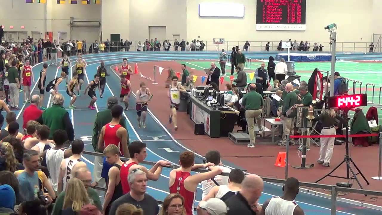 Boys 4x400m Relay Heat 3 - 2014 MIAA All-State Indoor Track and Field Championships