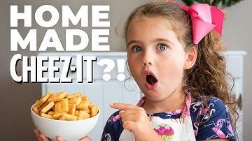 Homemade Cheez-Its?! Let a 6 year old show you.