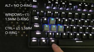 Outemu Blue Keyboard Switch - O-Ring Test None, 1.5Mm, 3Mm
