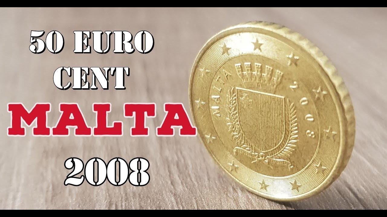 Pièce De 50 Centimes Malte 2008 Valeur