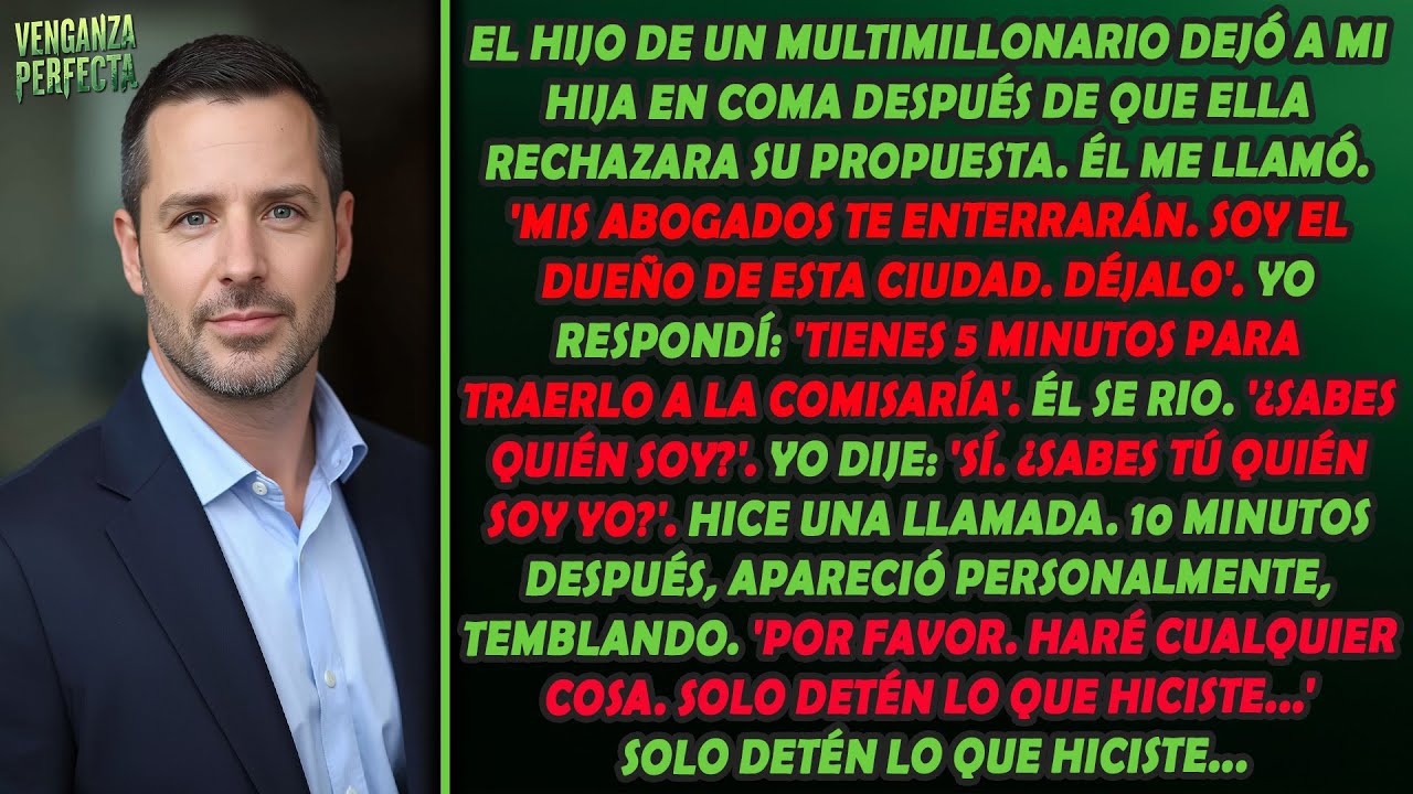Un multimillonario se rio después de que su hijo dejara a mi hija en coma. 5 minutos después, ...