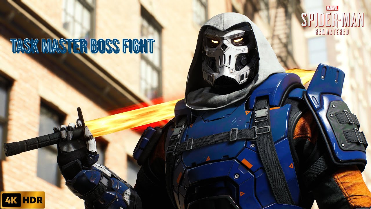 TASK MASTER BOSS FIGHT | Marvel's Spider-Man Remastered - YouTube