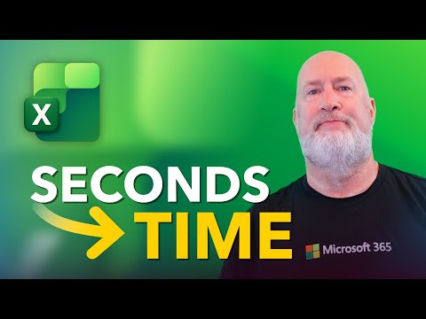 Excel Time Conversion Seconds In A Second