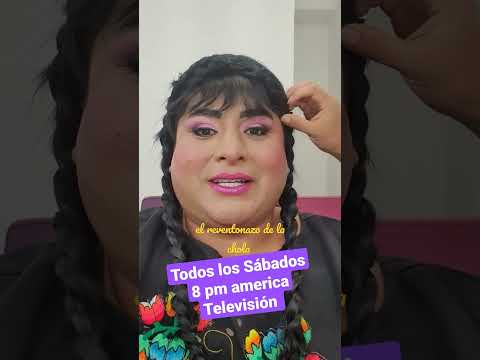 preparándonos para las secuencias en el Reventonazo de la Chola Chabuca América Televisión
