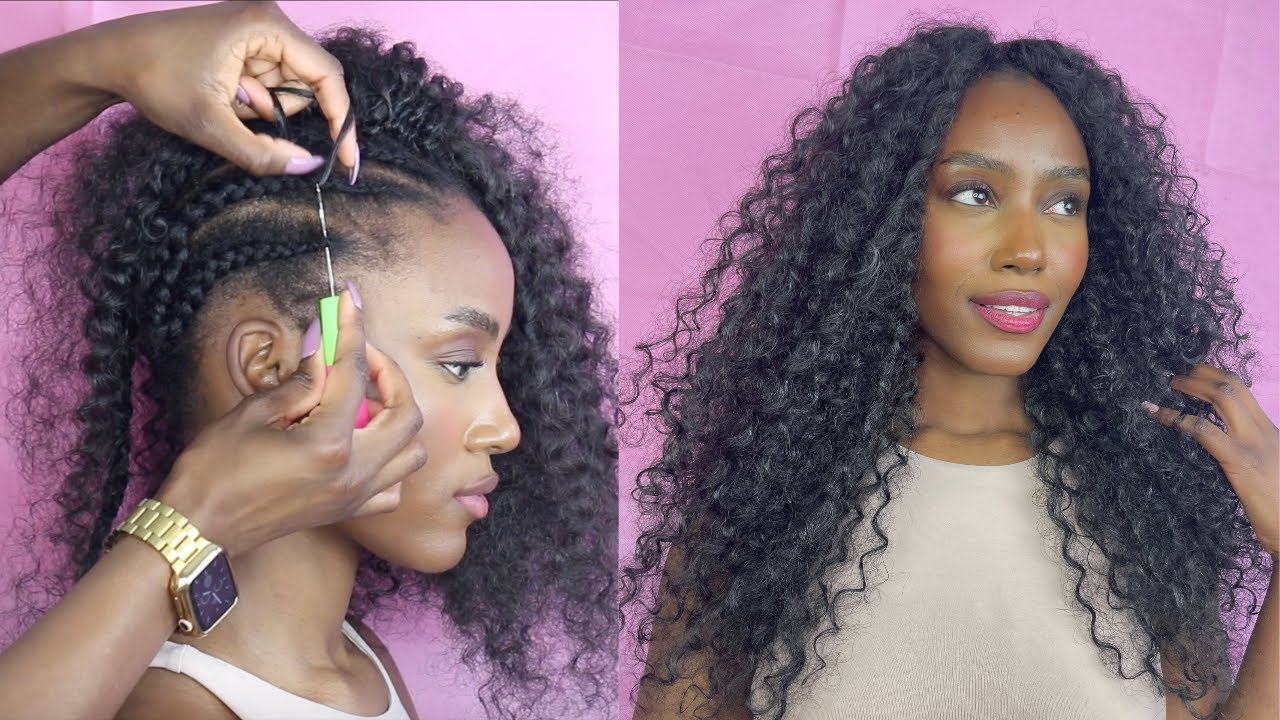 EASY CROCHET BRAIDS TUTORIAL ll HOW TO REDUCE VOLUME! ft Trendy Tresses