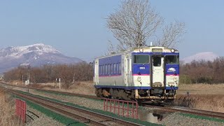 キハ40系350番台 キハ40-355(日高色) 普通東室蘭行 稀府～黄金通過