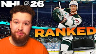 Playing My First Ranked Games Of NHL 26!