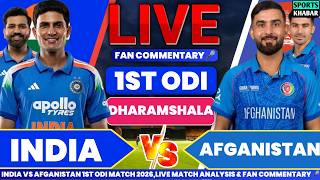 🔴Ind vs Afg 1st ODI Match 2026 | India vs Afganistan Live Cricket Score & Fan Commentary🎤 screenshot 3