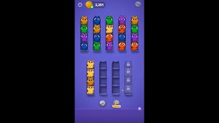Kitty Sort: Twisted Tails Level 46-50 Gameplay | Funny Games