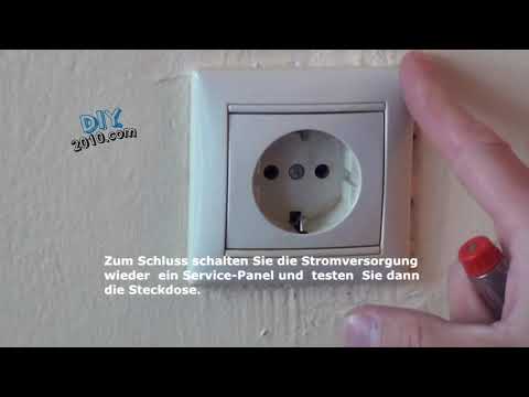 Video: So Wechseln Sie Die Steckdose