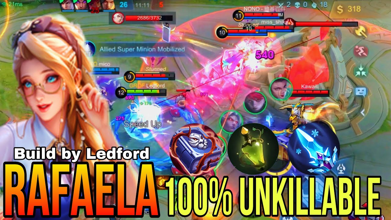 100% Unkillable!!! Rafaela Best Build 2024 Gameplay!! - Build by ...