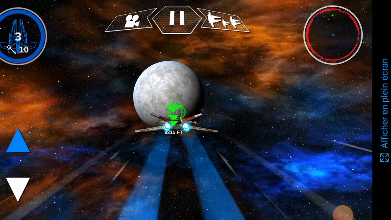 Je joue à Alpha Squadron 2 ( version d'essai )
