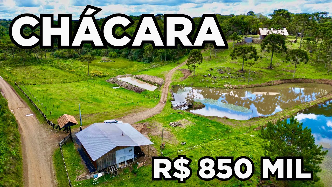CHÁCARA 2 CASAS CAVALO CRIOLO 2 LAGOS ANIMAIS E NATUREZA R$850MIL