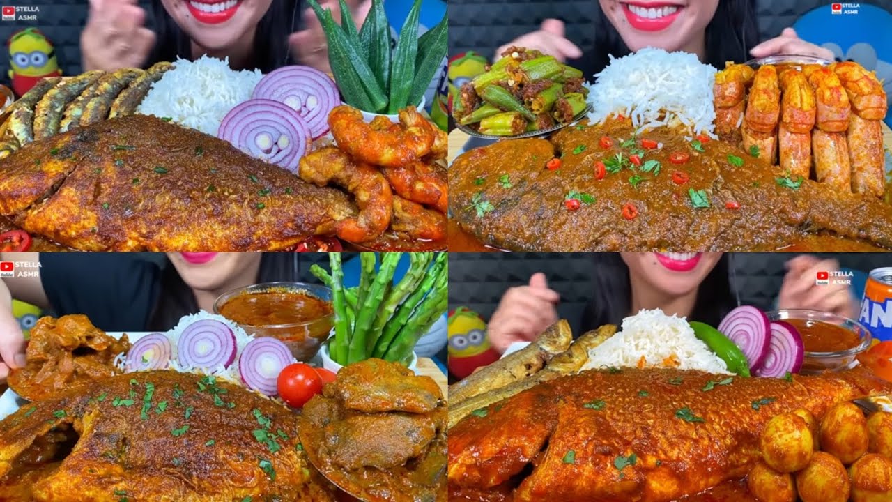 Big fish ASMR || With gravy || Mubarak Recap