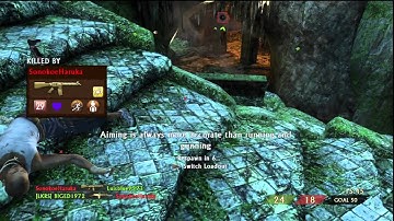 Uncharted 3 Flashback map pack DLC: Cave gameplay+commentary