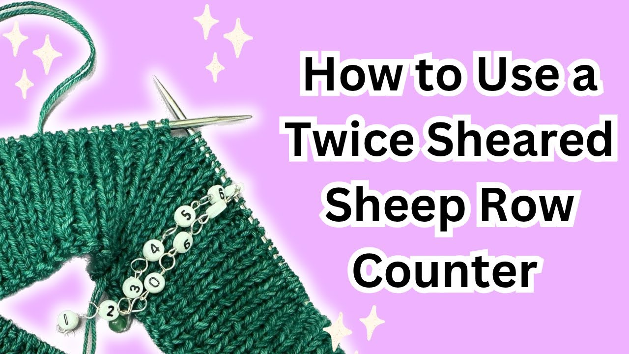 Number Stitch Markers - Twice Sheared Sheep