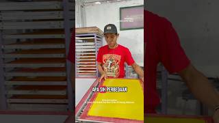 Perbedaan screen T120 dengan T77 #sablonmanual #screenprinting #alatsablon #cetaksaring