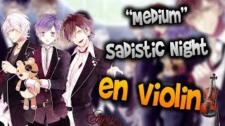 Diabolik lovers Op - Sadistic Night en Violín|How to Play,tutorial,tab,partitura,como tocar Resimi