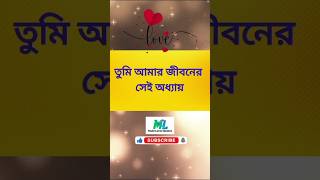 তুমি আমার জীবনের সেই অধ্যায় ❤️🌹Romantic Love Status💖#shorts #lovequotes #emotionalvibes #foryou