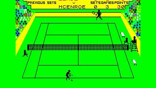 Match Point ZX Spectrum © 1984 Psion