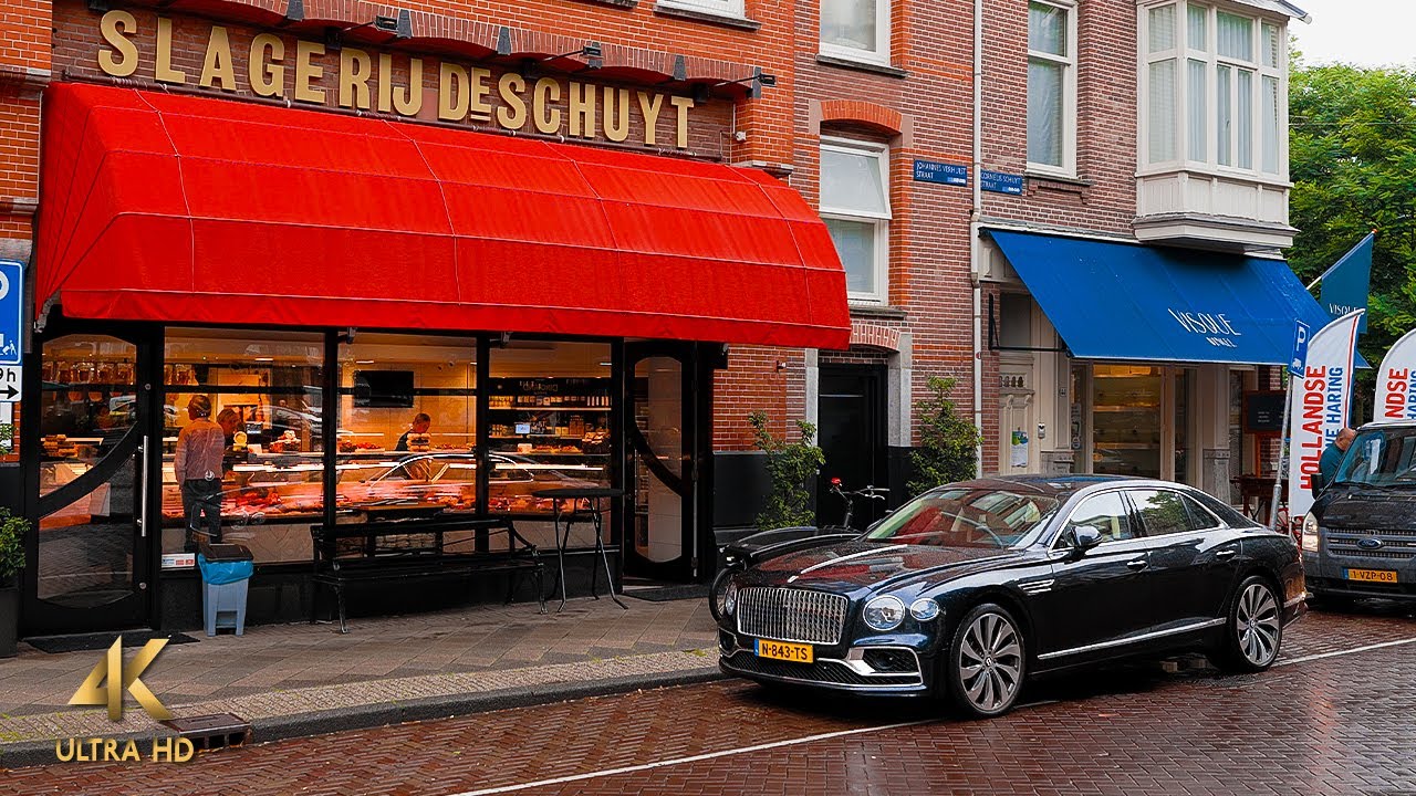 Walk in Wealthy Oud Zuid, Amsterdam | 4K Binaural