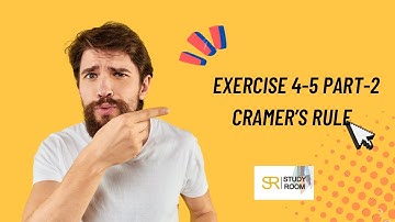 Exercise - 4.5 Part -2  Cramer