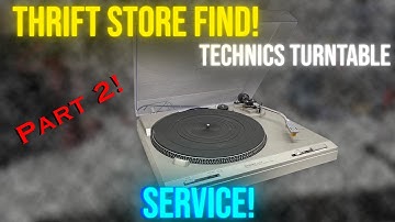 Technics Turntable Service!  Pt. 2 [Even More Belt Remnants!!] #vintage #audio