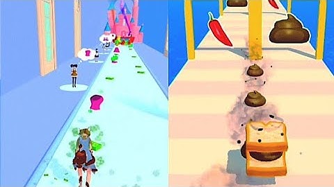 Princess Run 3D VS Sandwich Runner Android Gameplay Walkthrough All New Updates