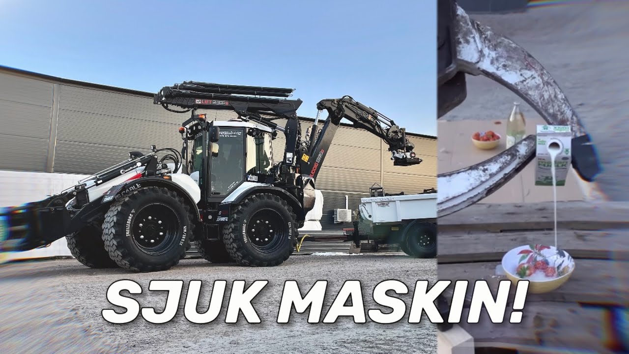 SERVERAR MIDDAG MED MASKIN! 🌭😂