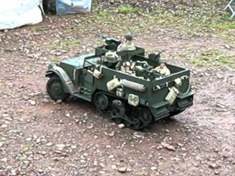 1/6 scale M2 Half Track at Armortek Open Day 2011 - part 4 - YouTube