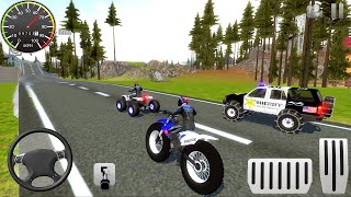 Extreme Driving Police Motor Bike,Car,Quad Bike Dirt Off-Road #26 - Offroad Outlaws Android Gameplay screenshot 4