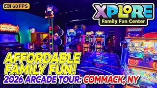 Xplore Family Fun Center arcade tour (Commack NY), May 2026 full 4K walkthrough