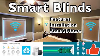 ✅ Smart Blinds! Installation & Setup - Google & Home Assistant App Control - Wireless & Battery