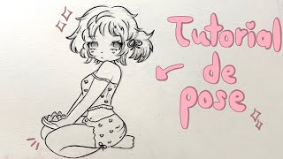 ¡Aprende poses fáciles y bonitas para tus dibujos ✨💕!