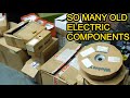 VLOG I Just Got A Bunch Of Vintage Electronic Components BIG HAUL