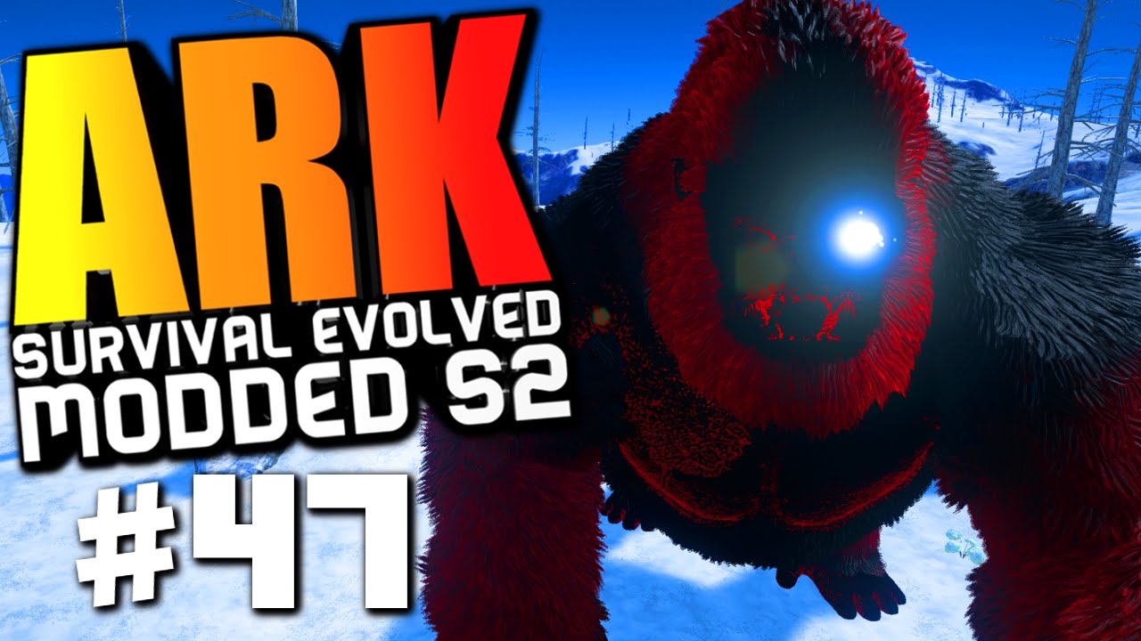 ARK Survival Evolved - SNOW WARDEN BOSS FIGHT, LVL 650 ALPHA SARCO TAMING! Modded #47 (ARK Gameplay)