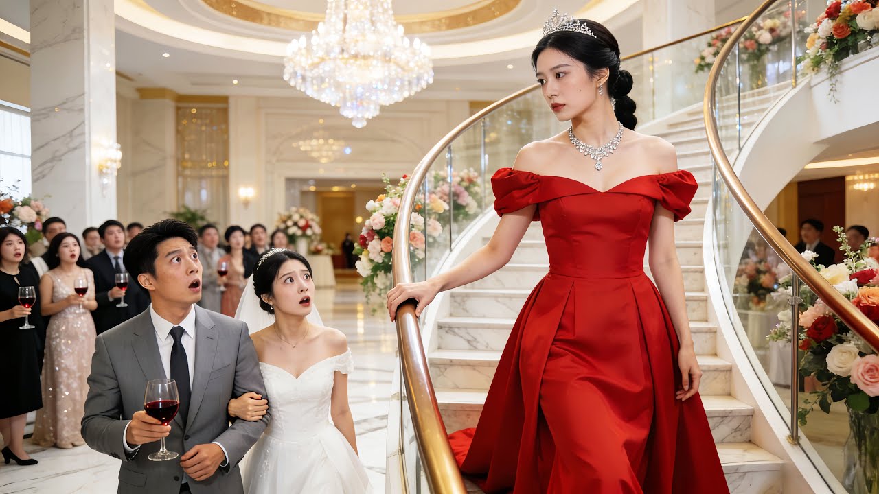💕خانها زوجها الرئيس التنفيذي، لكن حين ظهرت بفستان أحمر مثير في زفافه، صُدم نادماً!