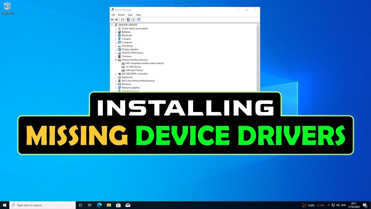 How To Find And Install Missing Windows Device Drivers | Windows Tip ...