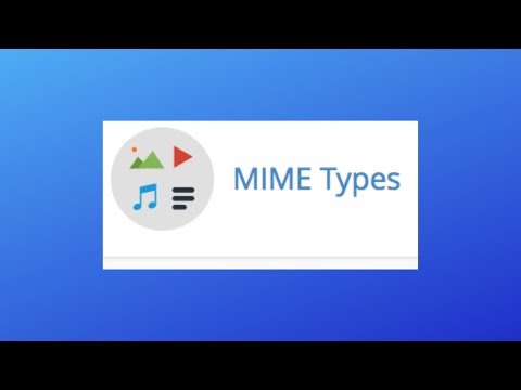 MIME files in cPanel