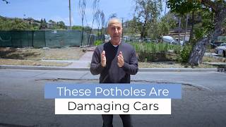 These Potholes Are Damaging Cars in Pacific Palisades