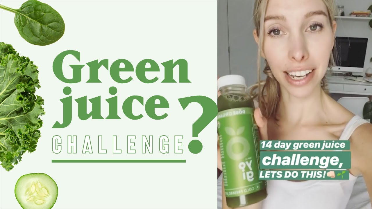 The Green juice challenge by Choosing Chia DOSE Juice YouTube