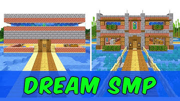 How to build the DREAM SMP Community House (original and upgraded version) + world download