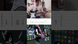Rock and roll all nite-Kiss | guitar tabs by BHUMIT SHARMA.#kiss #rockandroll #guitar #viral #foryou