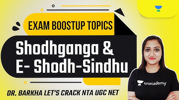 NTA UGC NET 2021 | Exam Boost Up Topics | by Dr. Barkha | Sodhganga & E- Sodh-Sindhu