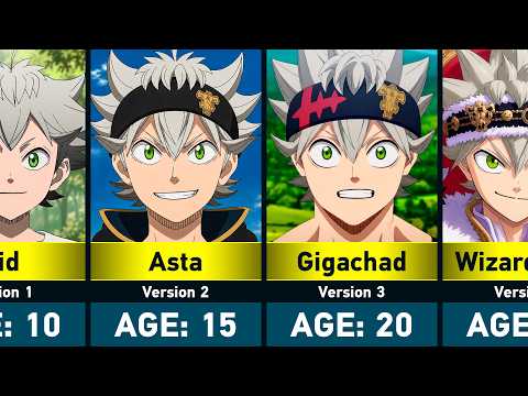 The Evolution of Asta in Black Clover