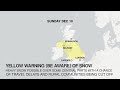 Weekend weather warning across parts of the UK
