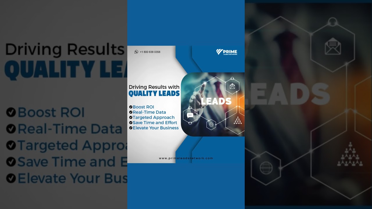 🎯 At Prime Leads Network, we're not just about quantity   